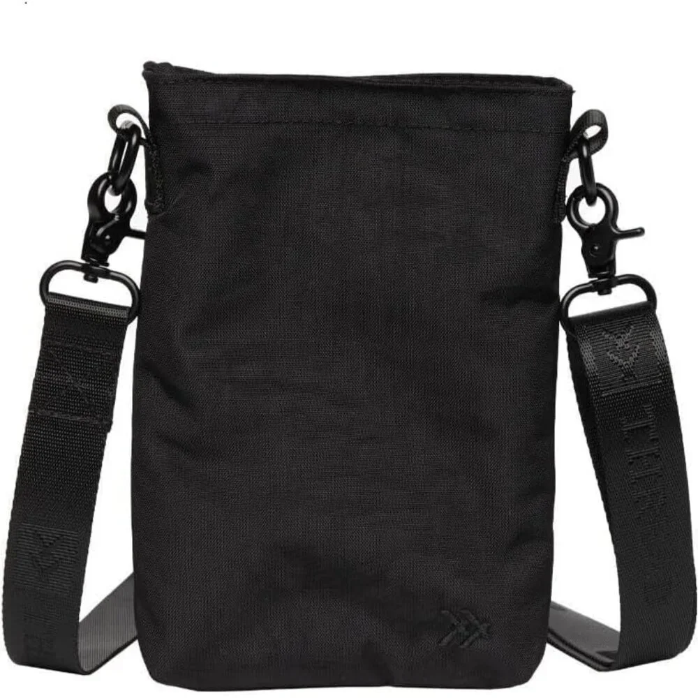 Unisex Small Pocket Sling Bag Minimalist Crossbody Zipper Compact